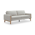Alverton Upholstered Click Clack Sofa Bed Natural from Roseland Furniture