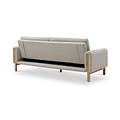 Alverton Upholstered Click Clack Sofa Bed Natural from Roseland Furniture