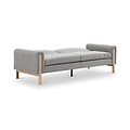 Alverton Upholstered Click Clack Sofa Bed Grey from Roseland Furniture