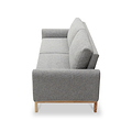 Alverton Upholstered Click Clack Sofa Bed Grey from Roseland Furniture