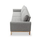 Alverton Upholstered Click Clack Sofa Bed Grey from Roseland Furniture
