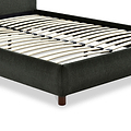 Langford Upholstered Bed Frame Olive King from Roseland Furniture