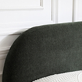 Langford Upholstered Bed Frame Olive King from Roseland Furniture