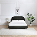 Langford Upholstered Bed Frame Olive King from Roseland Furniture