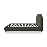 Langford Upholstered Bed Frame Olive King from Roseland Furniture