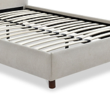 Langford Upholstered Bed Frame Natural King from Roseland Furniture
