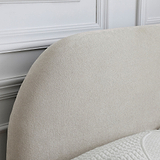 Langford Upholstered Bed Frame Natural King from Roseland Furniture