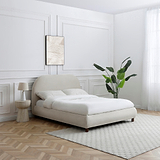 Langford Upholstered Bed Frame Natural King from Roseland Furniture