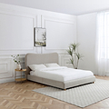 Tolliver Curved Headboard Bed Frame King from Roseland Furniture