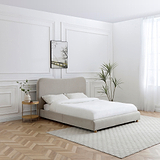 Tolliver Curved Headboard Bed Frame King from Roseland Furniture