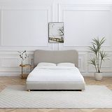 Tolliver Curved Headboard Bed Frame King from Roseland Furniture