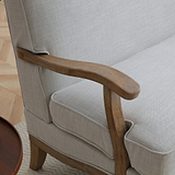Sandringham Linen 2 Seater Sofa from Roseland Furniture