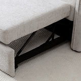 Mylo 2 Seater Sofa Bed Natural from Roseland Furniture