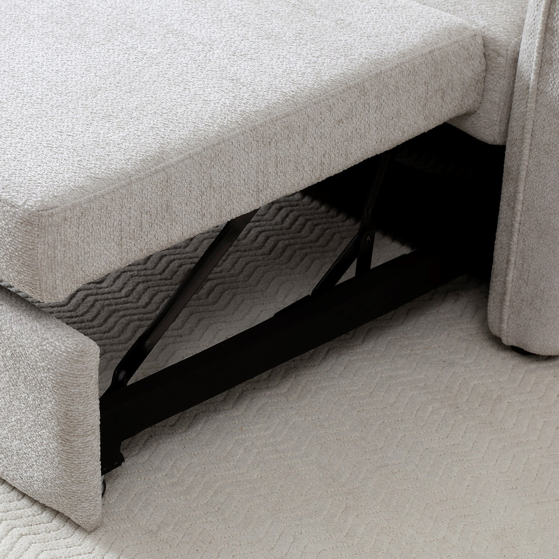 Mylo 2 Seater Sofa Bed Natural from Roseland Furniture