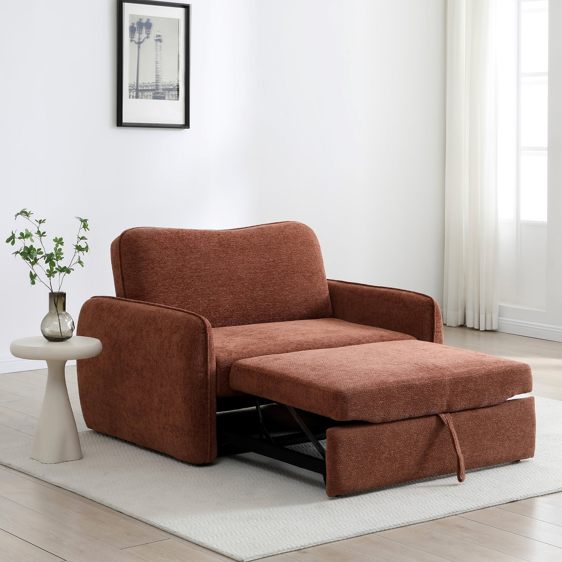 Mylo 2 Seater Sofa Bed Orange from Roseland Furniture