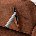Mylo 2 Seater Sofa Bed Orange from Roseland Furniture