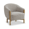Mareen Boucle Accent Chair Natural from Roseland Furniture