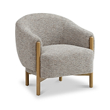 Mareen Boucle Accent Chair Natural from Roseland Furniture
