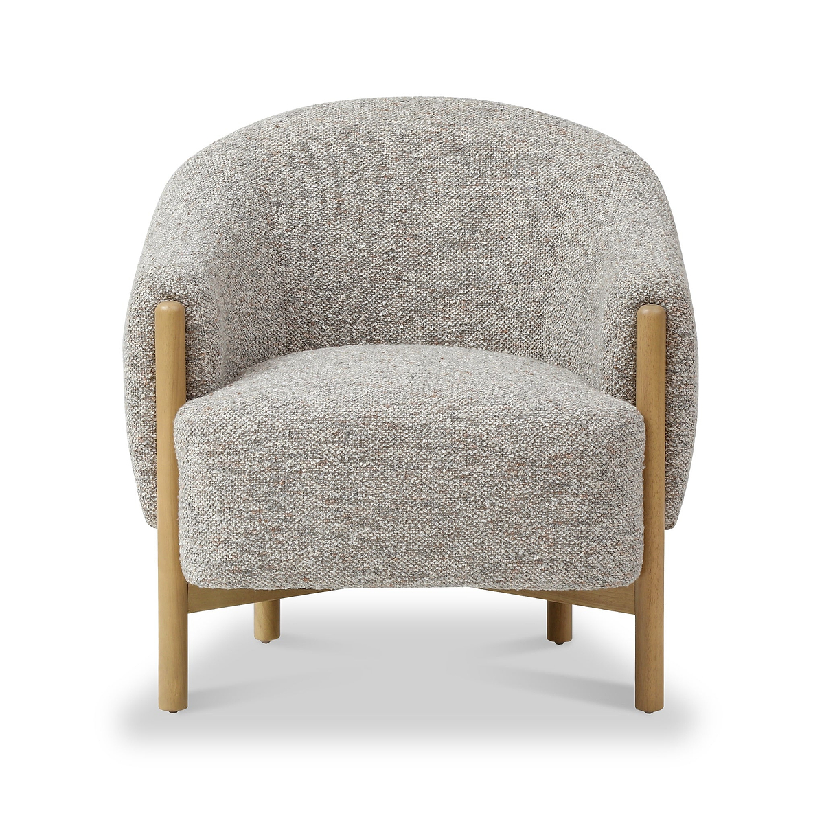 Mareen Boucle Accent Chair Natural from Roseland Furniture
