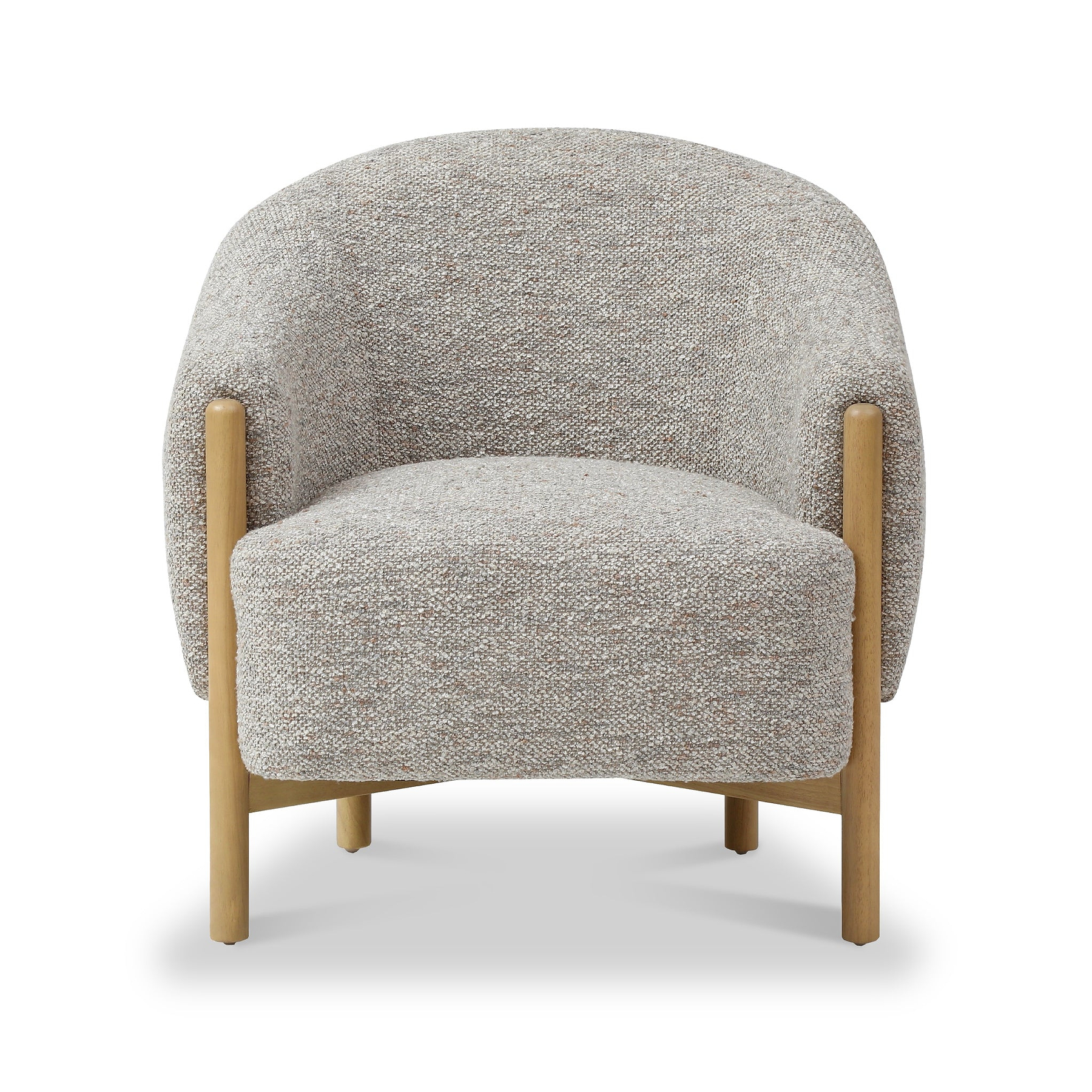 Mareen Boucle Accent Chair Natural from Roseland Furniture