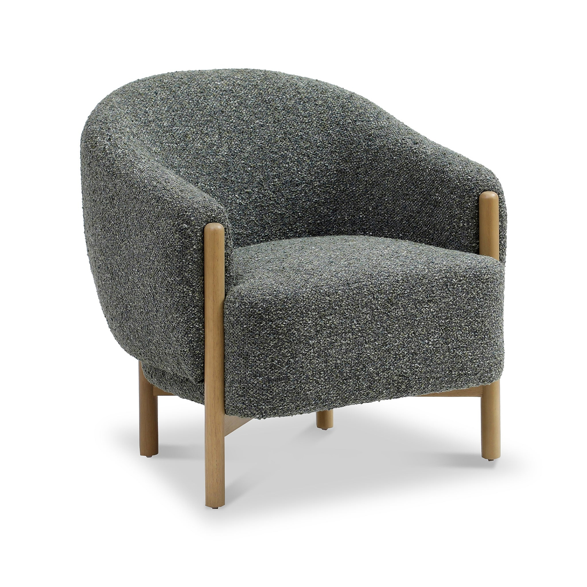 Mareen Boucle Accent Chair Olive from Roseland Furniture