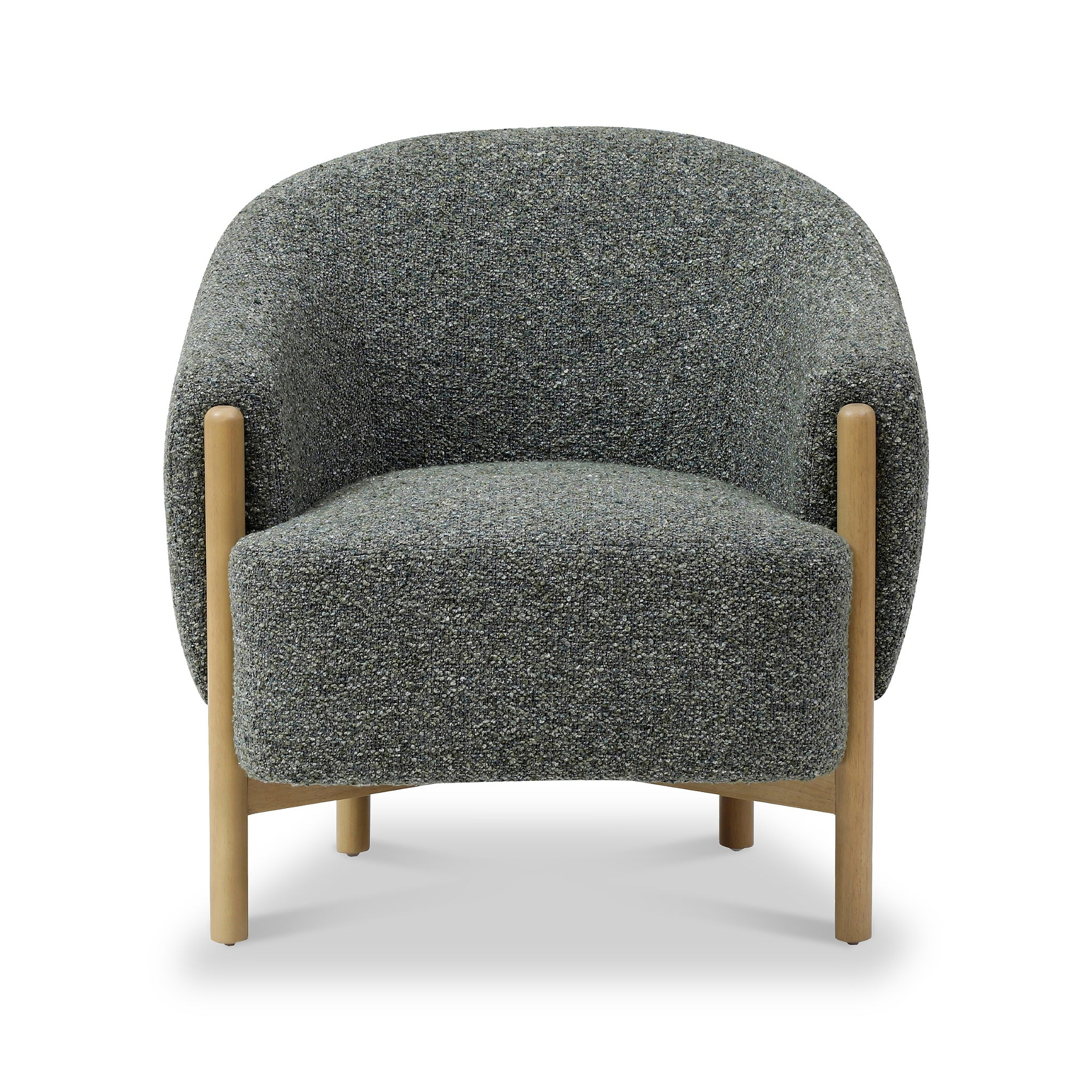 Mareen Boucle Accent Chair Olive from Roseland Furniture