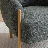 Mareen Boucle Accent Chair Olive from Roseland Furniture