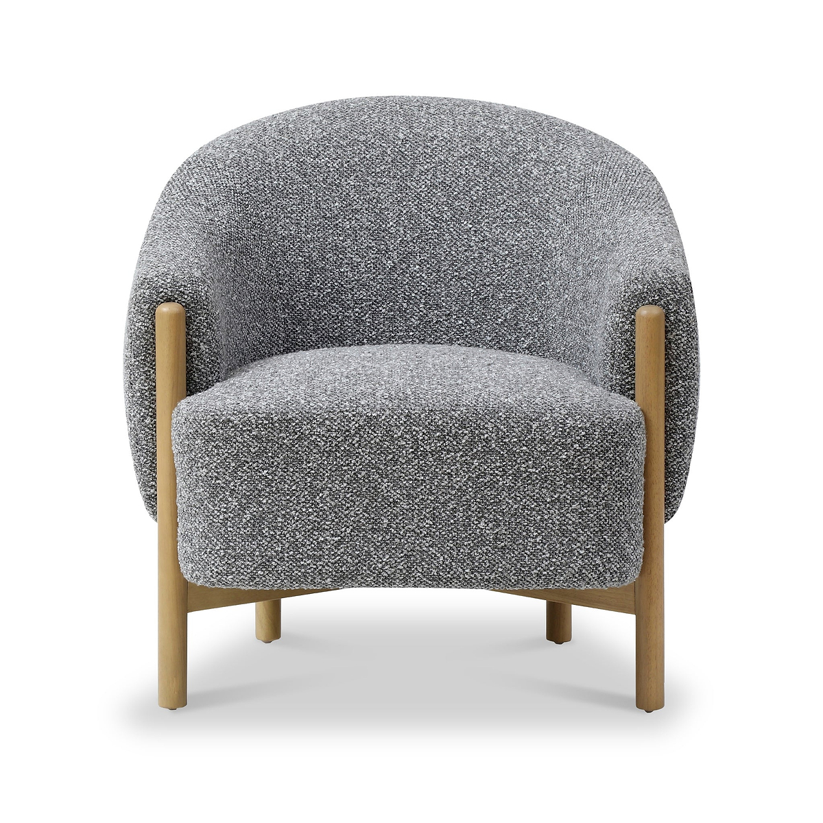Mareen Boucle Accent Chair Grey from Roseland Furniture