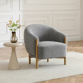 Mareen Boucle Accent Chair Grey from Roseland Furniture