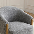 Mareen Boucle Accent Chair Grey from Roseland Furniture