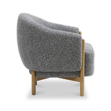 Mareen Boucle Accent Chair Grey from Roseland Furniture