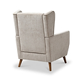 Dora Wingback Accent Chair Natural from Roseland Furniture