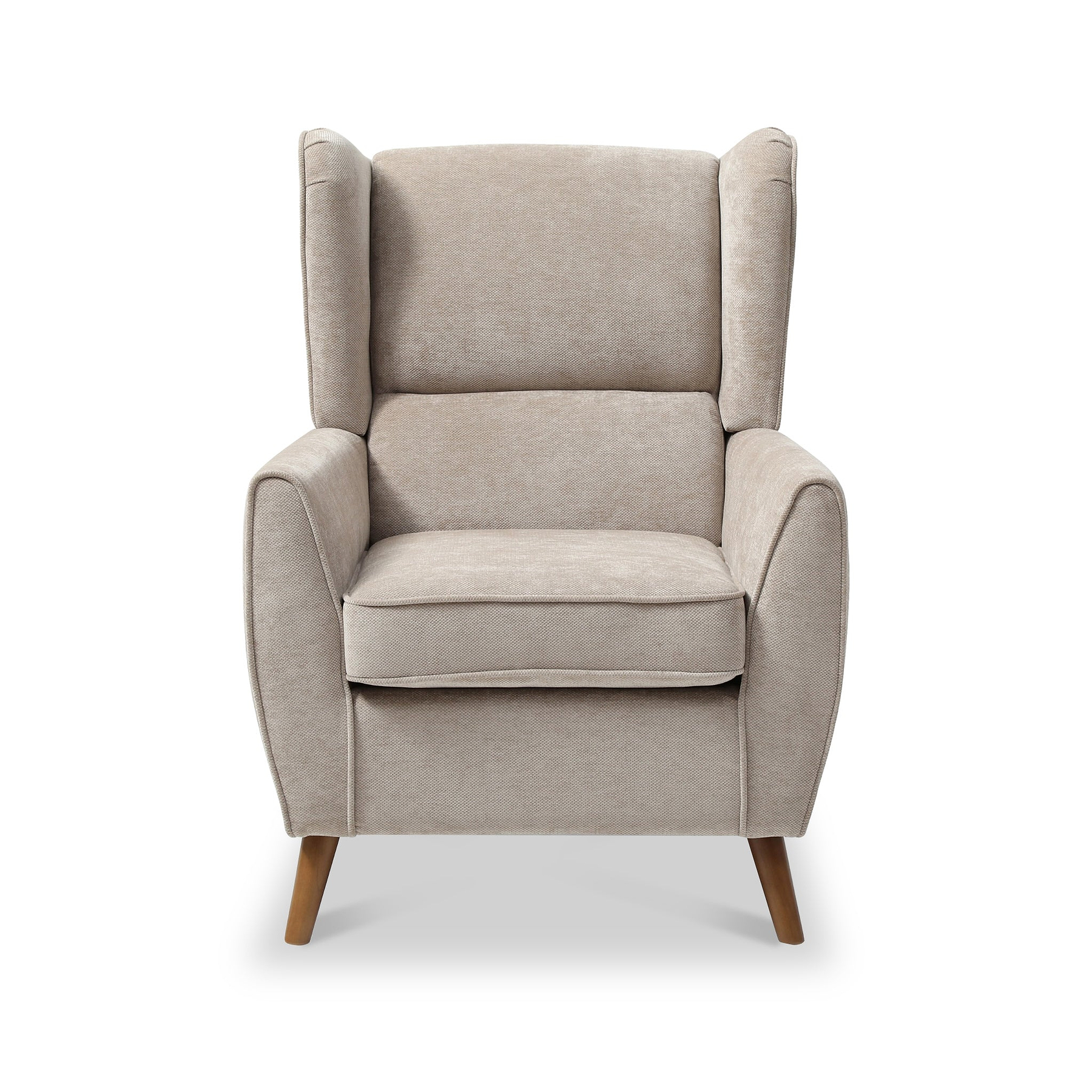 Dora Wingback Accent Chair Natural from Roseland Furniture