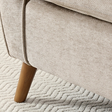 Dora Wingback Accent Chair Natural from Roseland Furniture