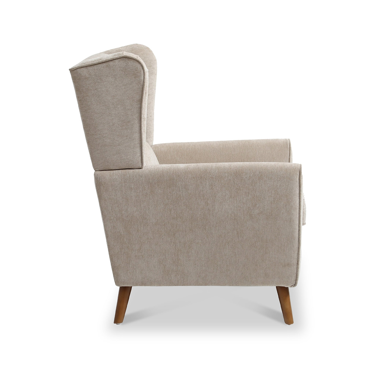 Dora Wingback Accent Chair Natural from Roseland Furniture