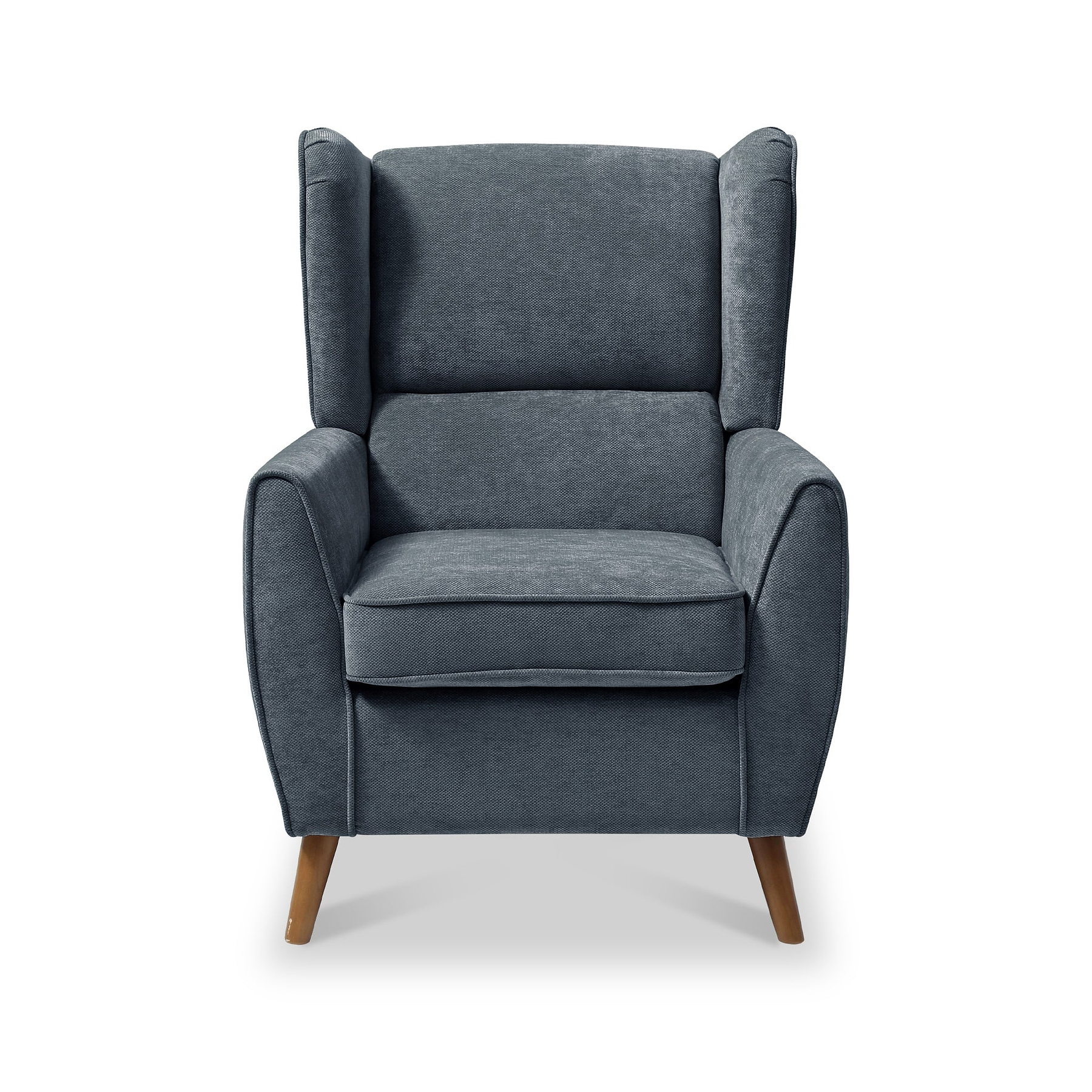 Dora Wingback Accent Chair Denim from Roseland Furniture