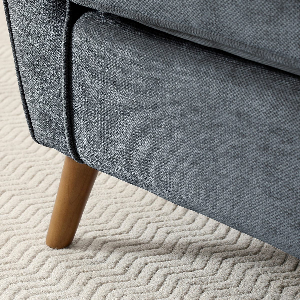 Dora Wingback Accent Chair Denim from Roseland Furniture