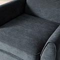 Dora Wingback Accent Chair Denim from Roseland Furniture