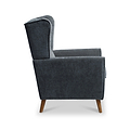 Dora Wingback Accent Chair Denim from Roseland Furniture