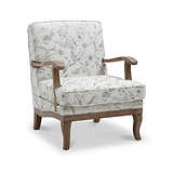 Bailey Meadow Print Accent Chair from Roseland Furniture