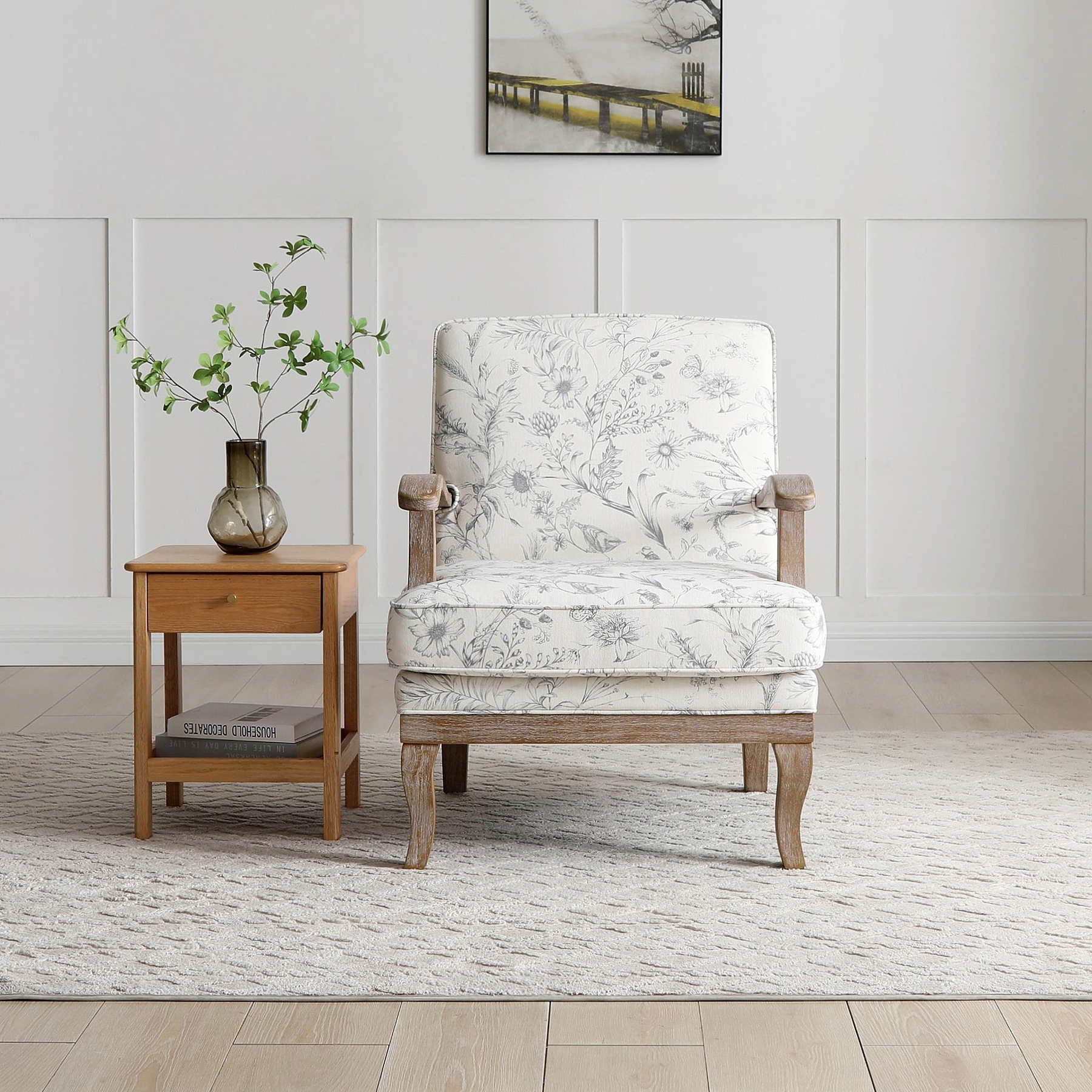 Bailey Meadow Print Accent Chair from Roseland Furniture