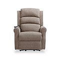 Hendry Twin Motor Power Recliner Armchair Mushroom from Roseland Furniture