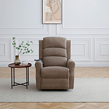 Hendry Twin Motor Power Recliner Armchair Mushroom from Roseland Furniture