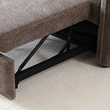 Mylo 2 Seater Sofa Bed Mocha from Roseland Furniture