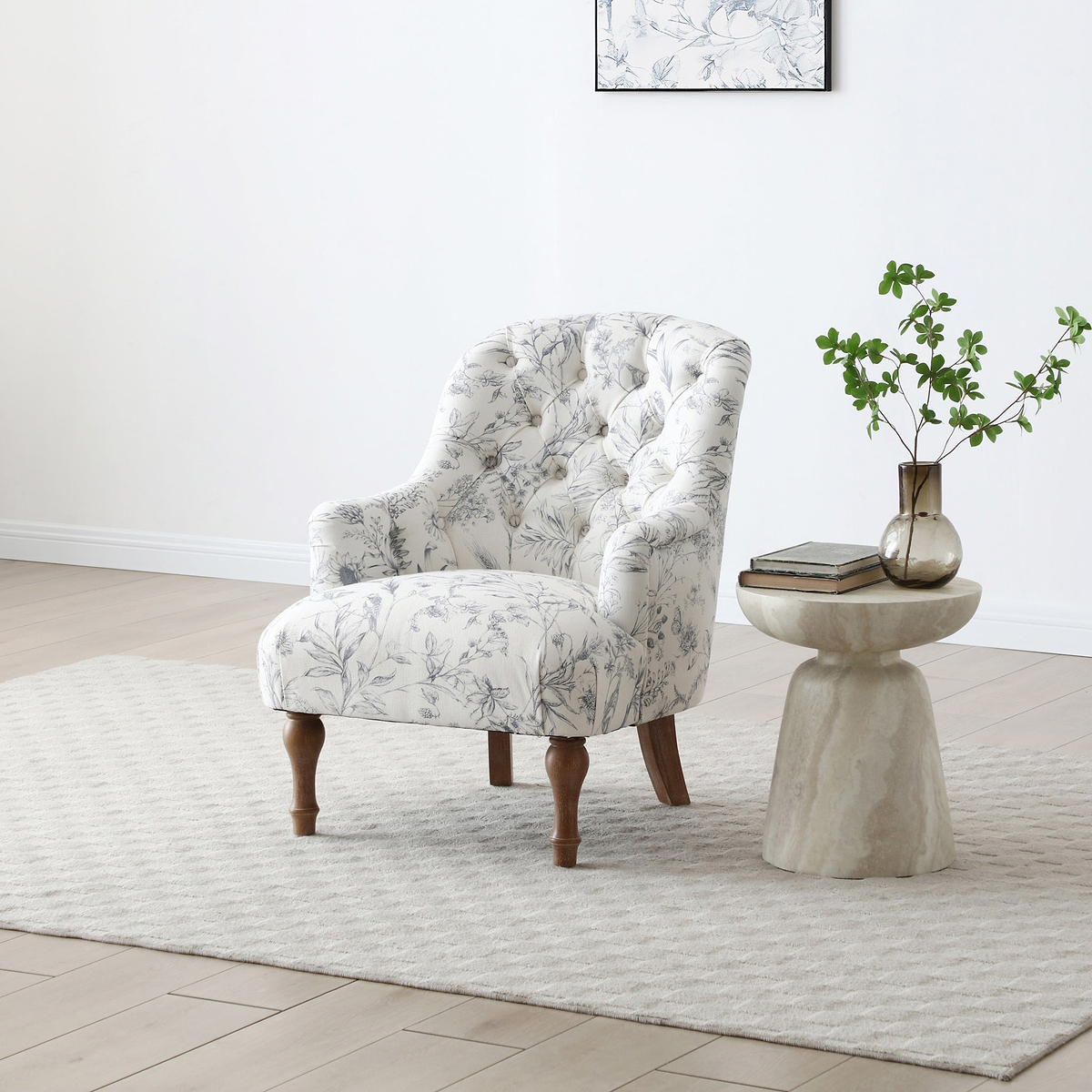 Bianca Floral Meadow Armchair from Roseland Furniture