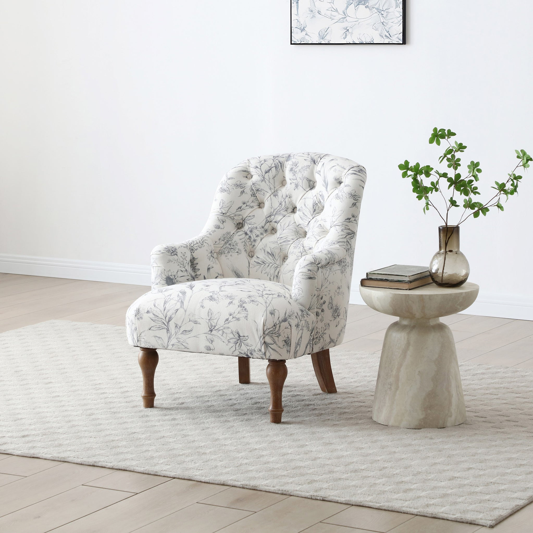 Bianca Floral Meadow Armchair from Roseland Furniture