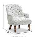 Bianca Floral Meadow Armchair from Roseland Furniture