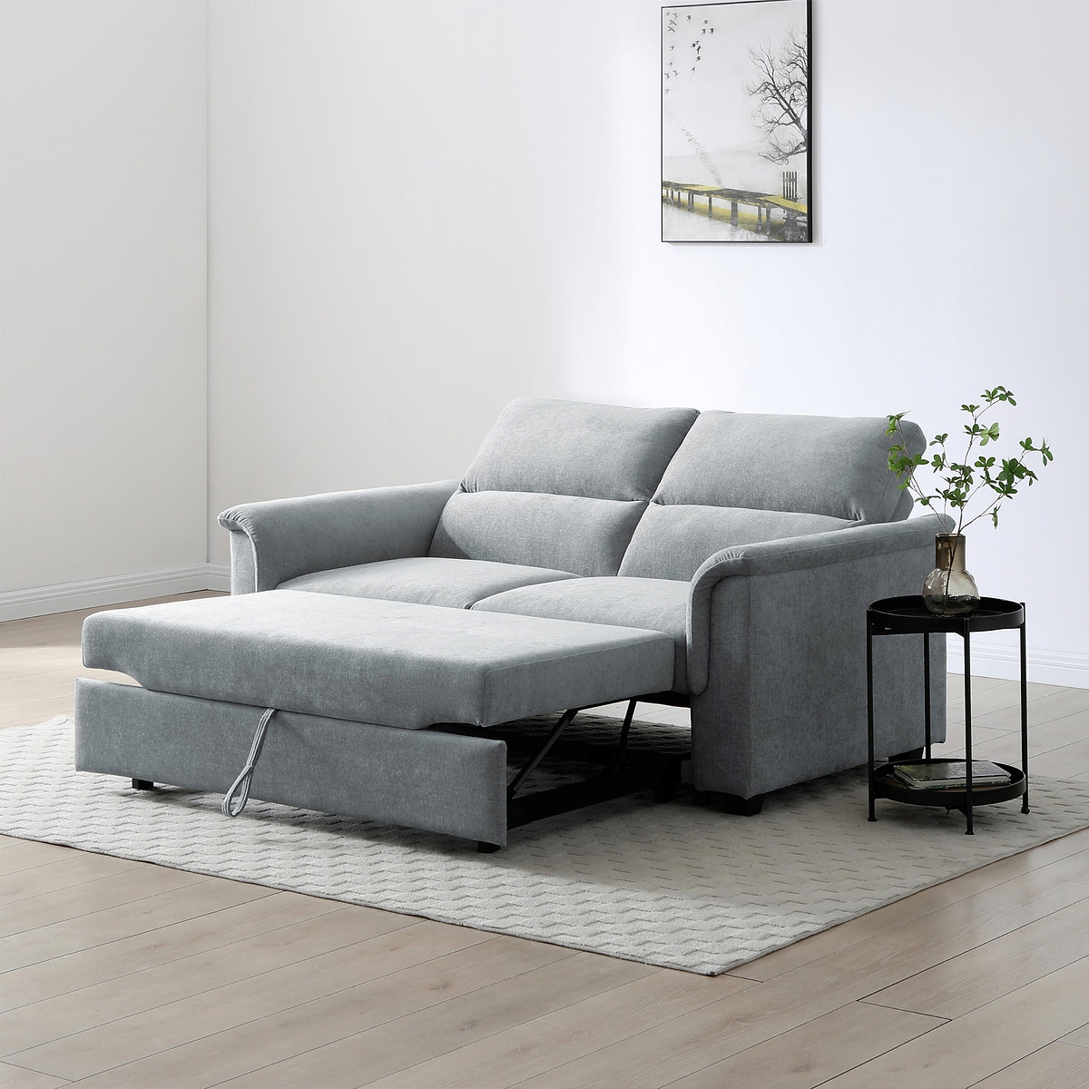 Brody 2 Seater Sofa Bed Grey from Roseland Furniture