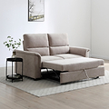 Brody 2 Seater Sofa Bed Taupe from Roseland Furniture