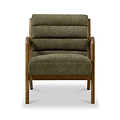Jonah Olive Ribbed Accent Chair from Roseland Furniture